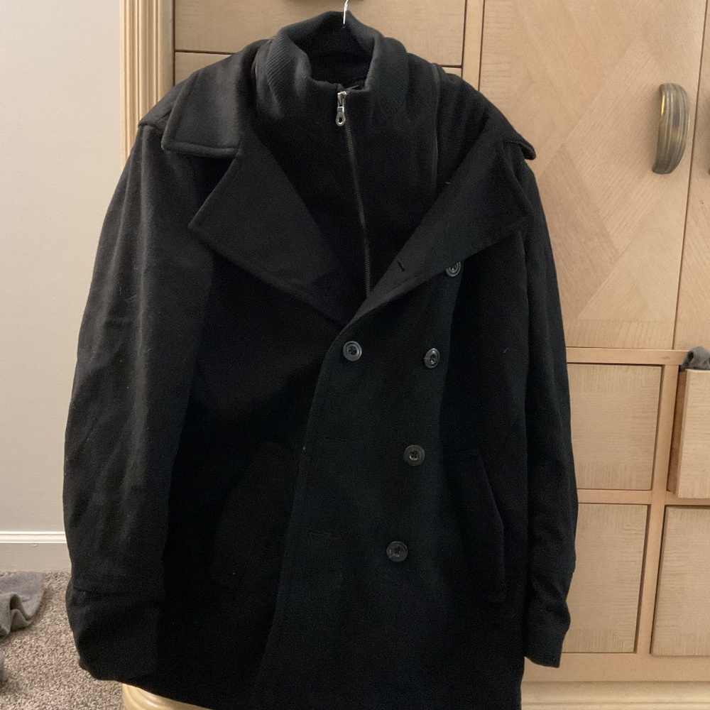 Jos. A. Bank Men’s Pea Coat with detachable interior
